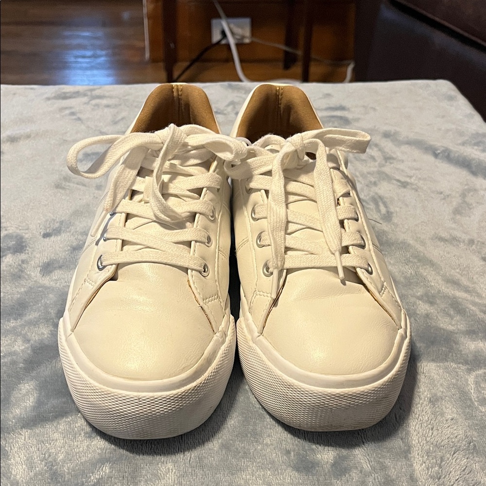 DV by Dolce Vita White Low-Top Sneakers